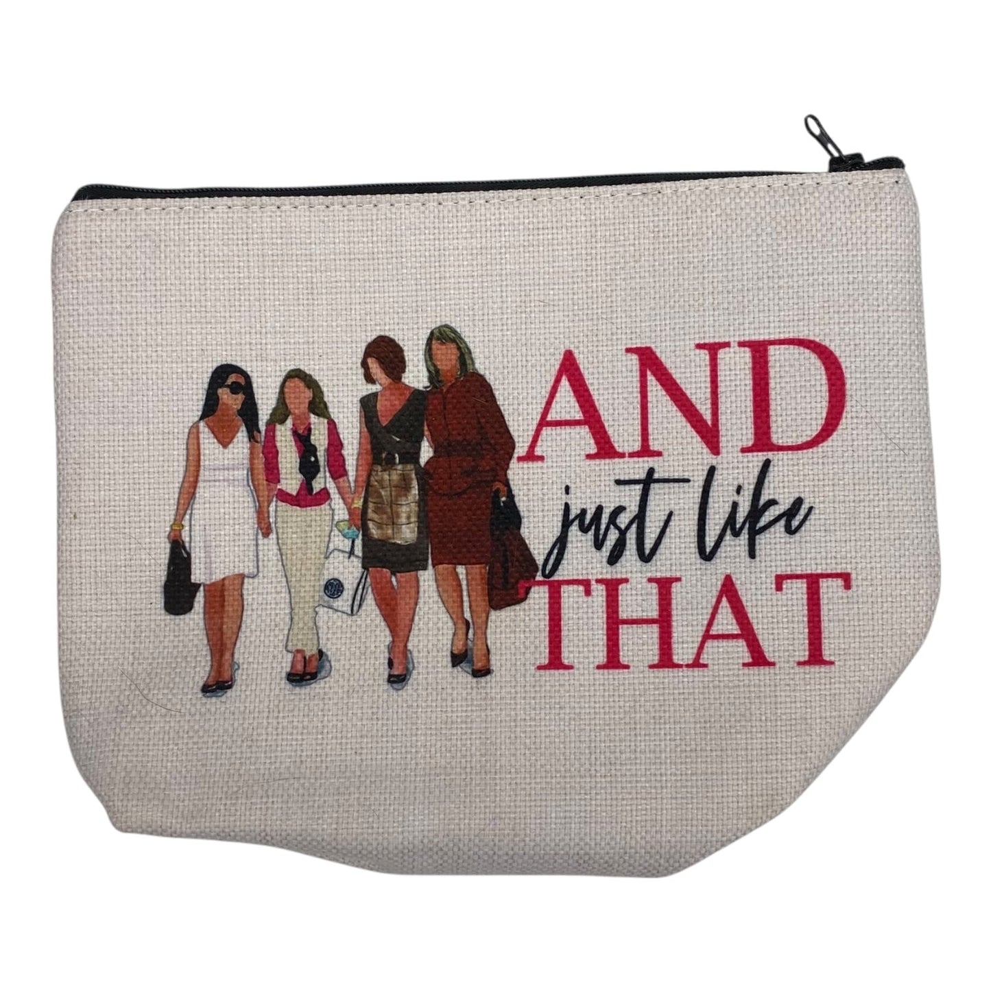 Makeup Bag By Clothes Mentor In Cream, Size:Medium