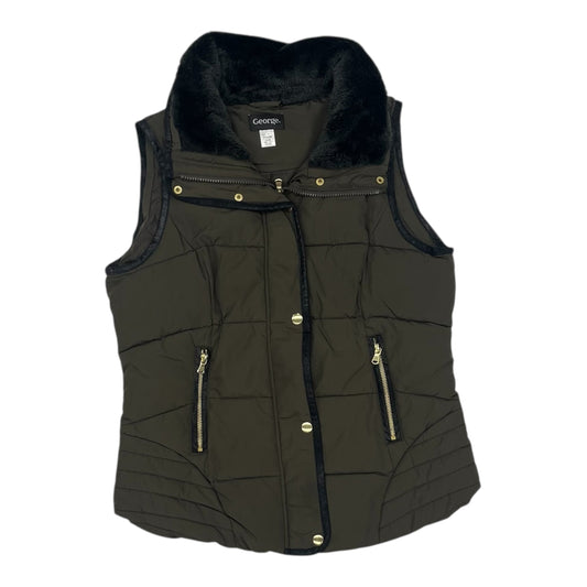 Vest Puffer & Quilted By George In Green, Size:S