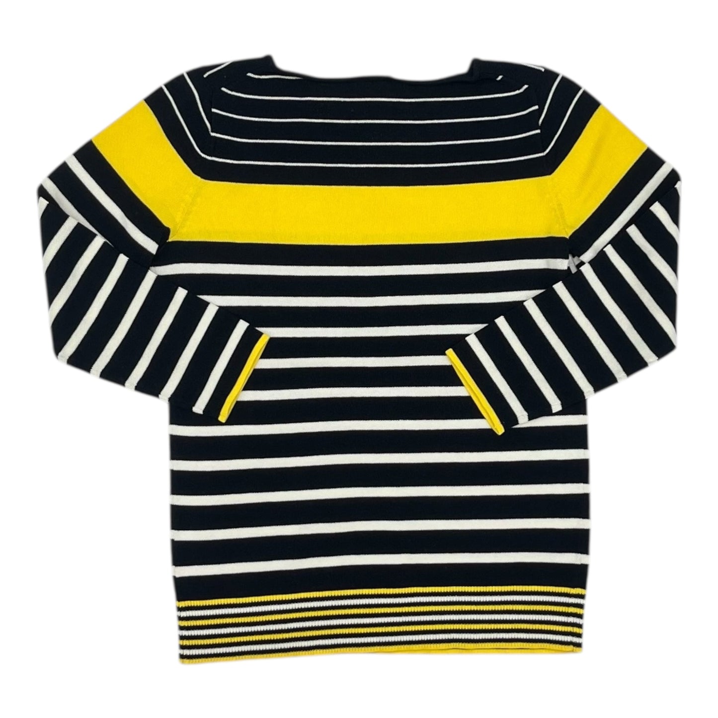 Sweater By Talbots In Blue & Yellow, Size:Xs