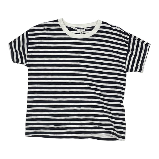 Top Ss By J. Crew In Blue & White, Size:M