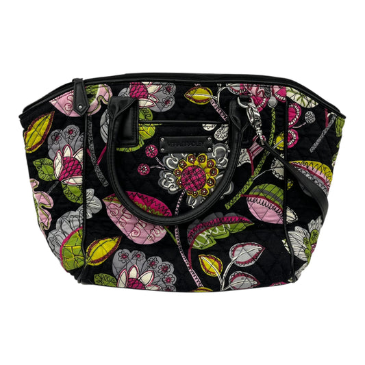 Handbag By Vera Bradley In Black, Size:Medium