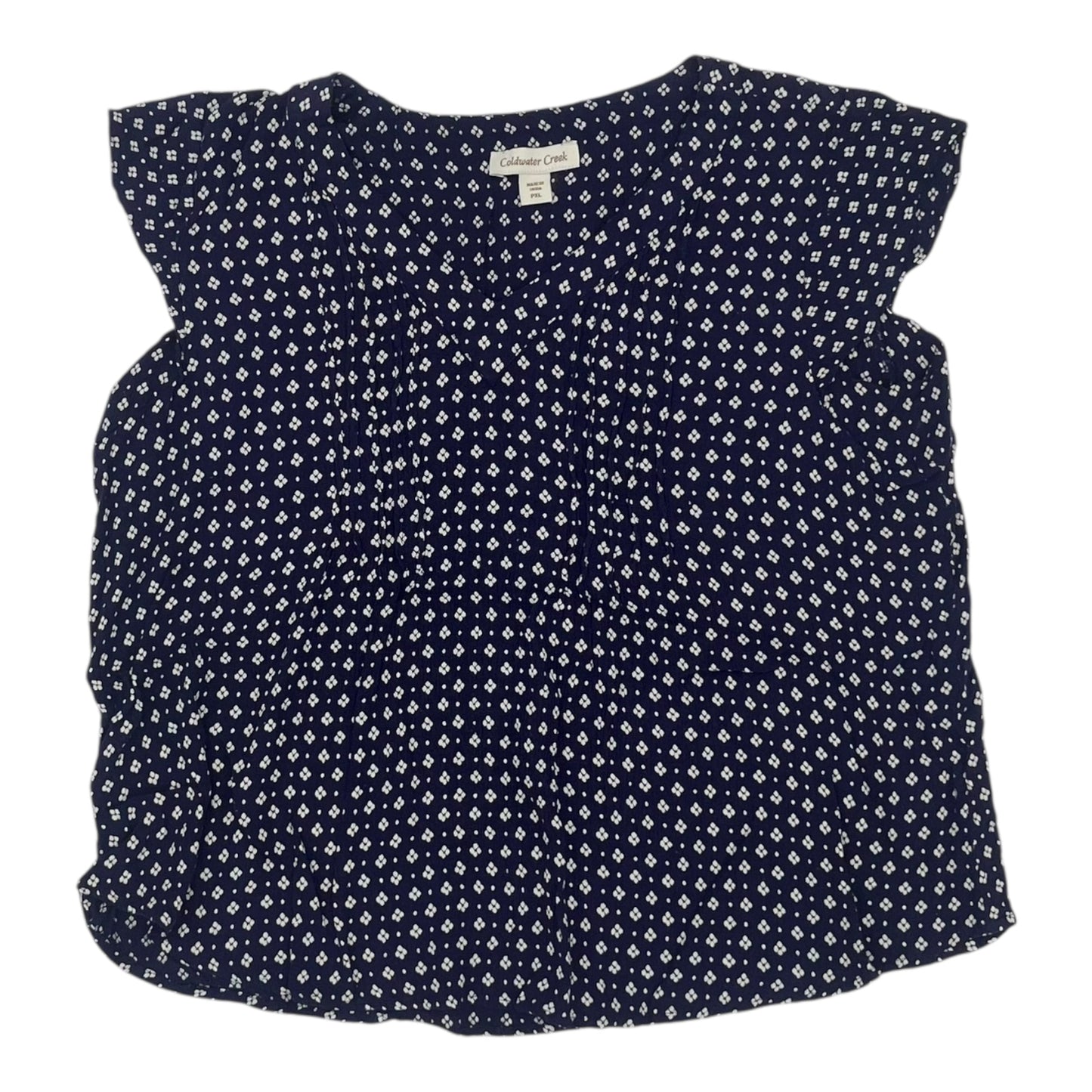 Top Ss By Coldwater Creek In Blue, Size:Xlp