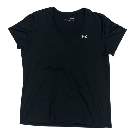Athletic Top Ss By Under Armour In Black, Size:Xl