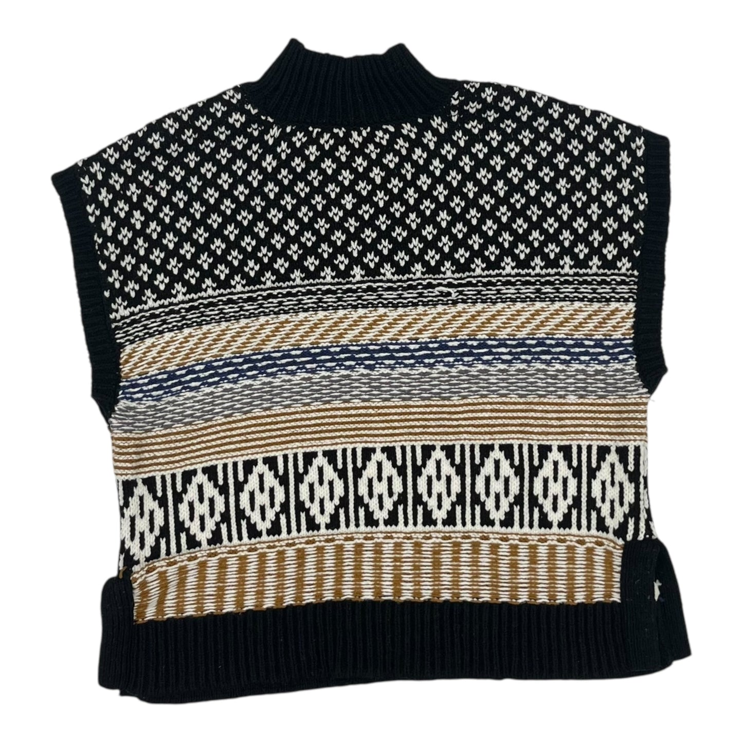 Vest Sweater By Clothes Mentor In Black, Size:L