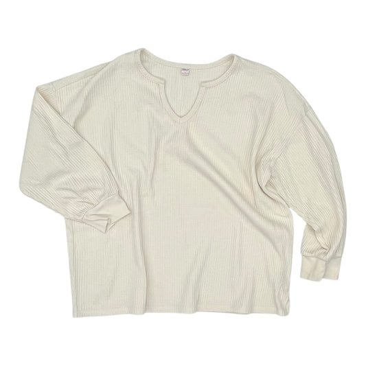 Top Ls By Old Navy In Cream, Size:Xxl