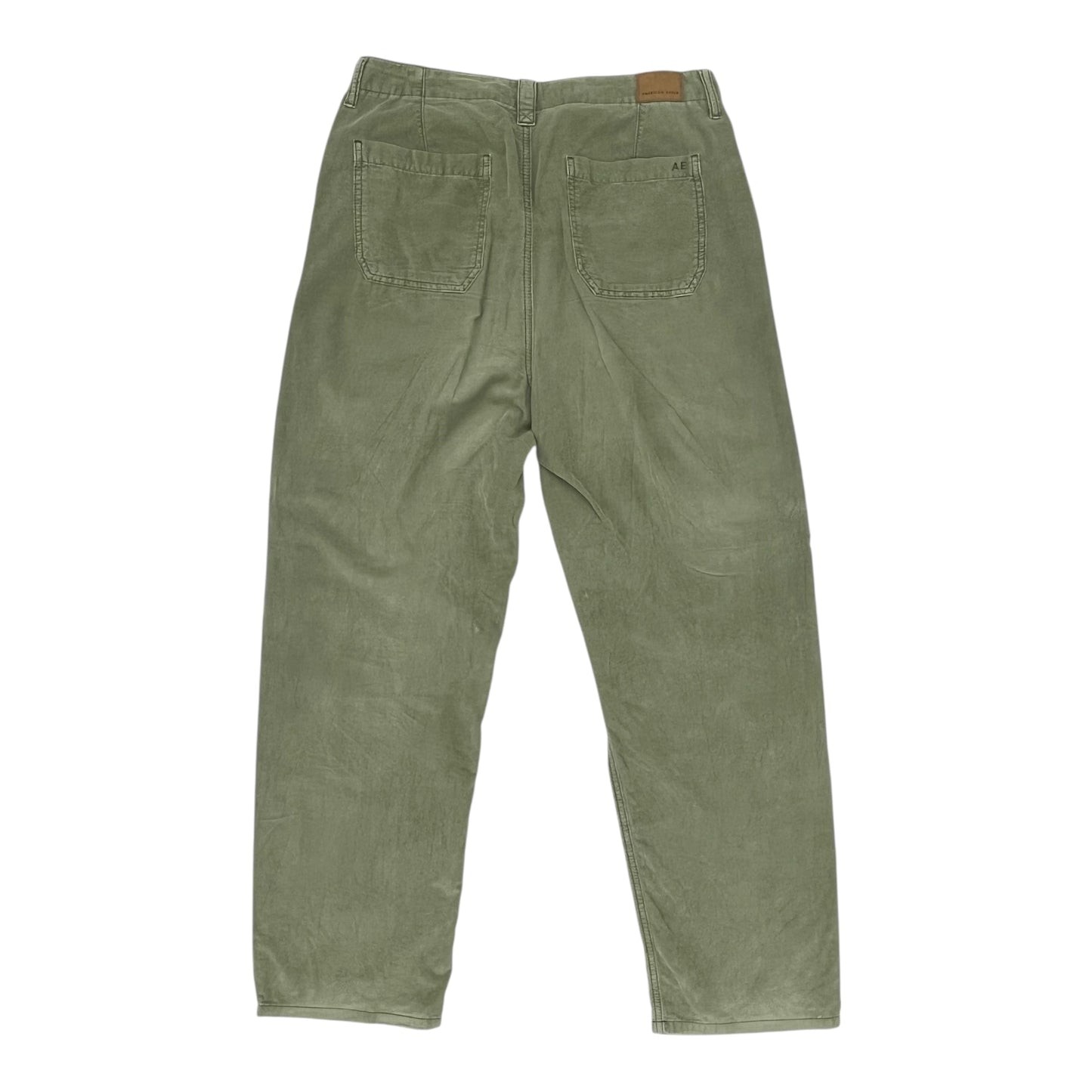 Pants Corduroy By American Eagle In Green, Size:14