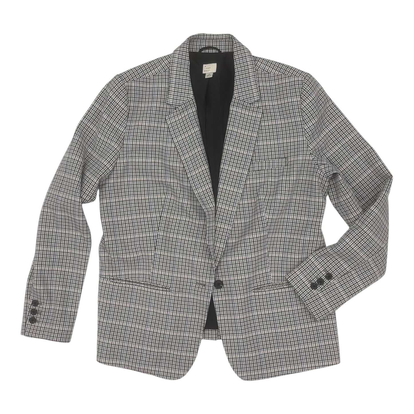 Blazer By A New Day In Black & Blue, Size:1X