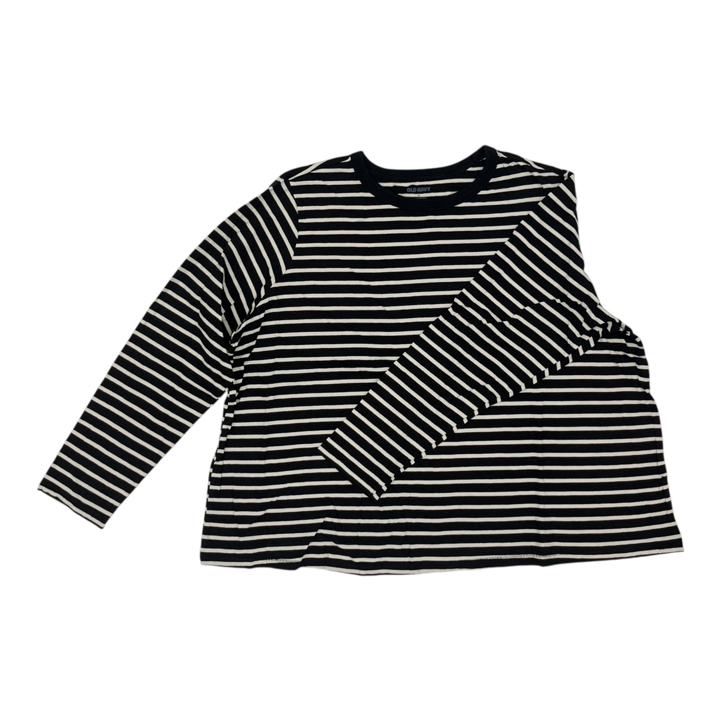 Top Ls By Old Navy In Black & White, Size:2X