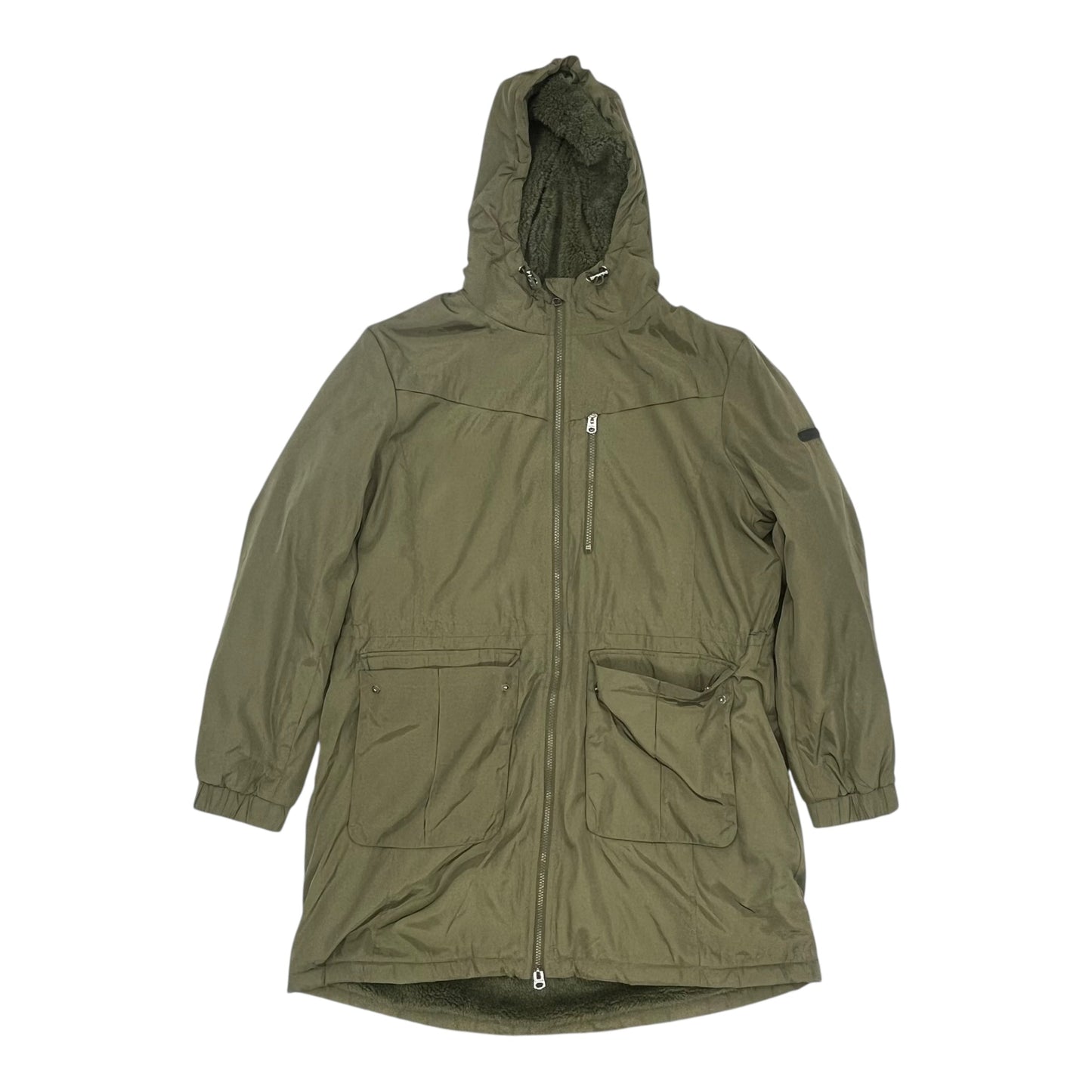 Coat Puffer & Quilted By Lucky Brand In Green, Size:Xl