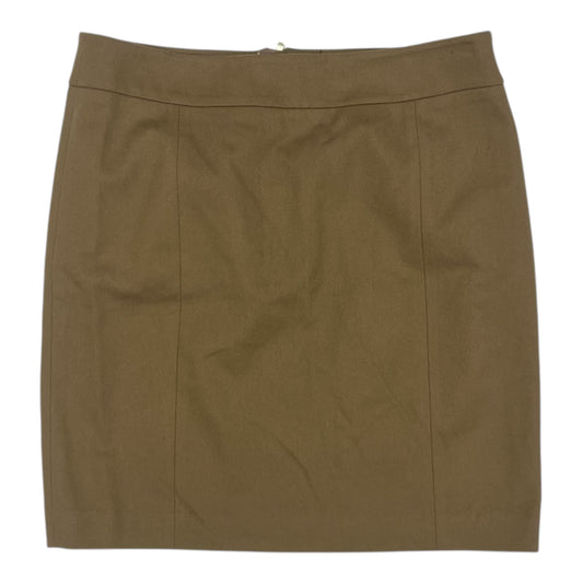 Skirt Mini & Short By Ann Taylor In Brown, Size:14