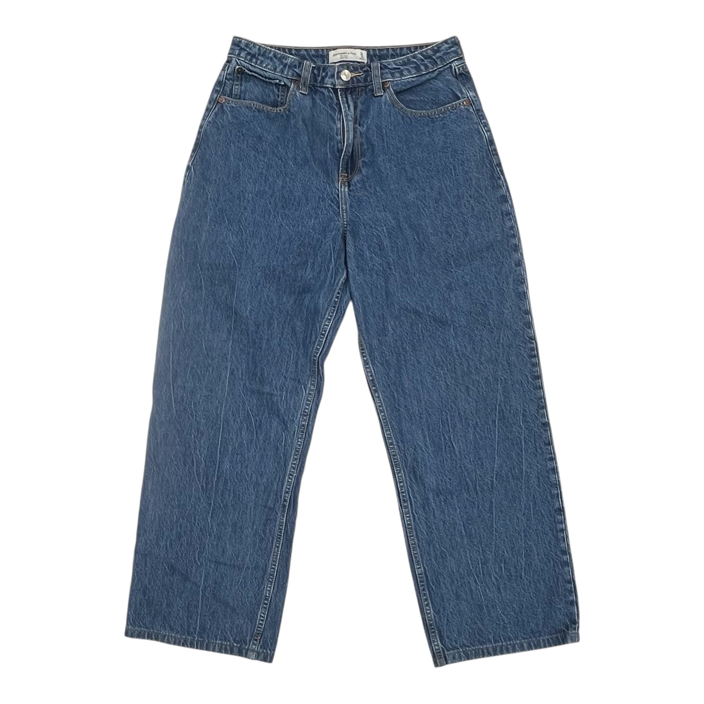 Jeans Boyfriend By Abercrombie And Fitch In Blue Denim, Size:8P