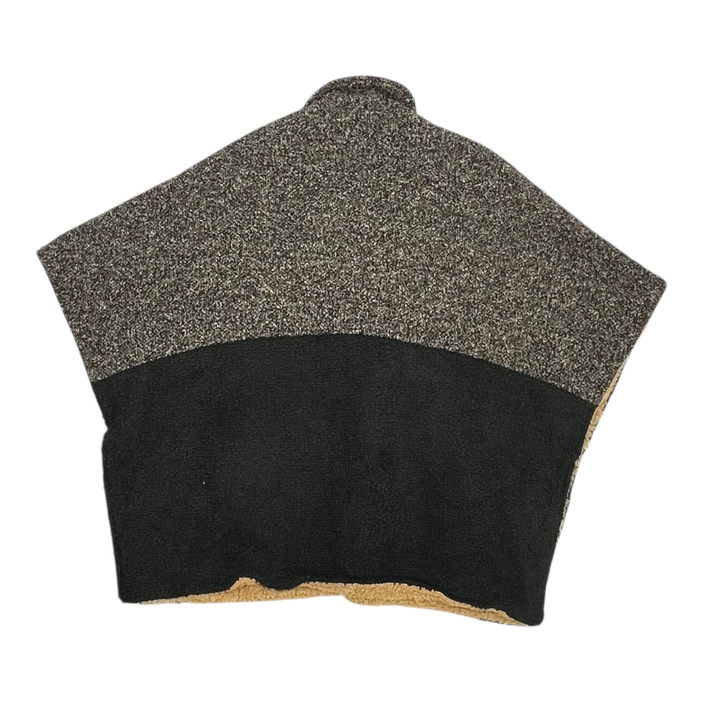 Poncho By Mystree In Black & Brown, Size:S