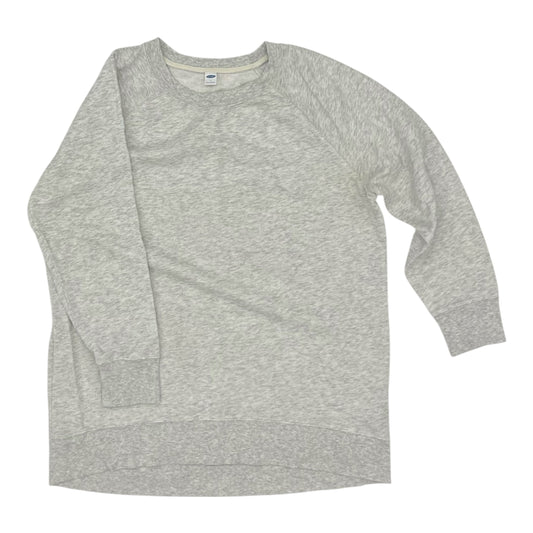 Sweatshirt Crewneck By Old Navy In Grey, Size:L
