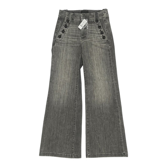 Jeans Wide Leg By White House Black Market In Grey, Size:4
