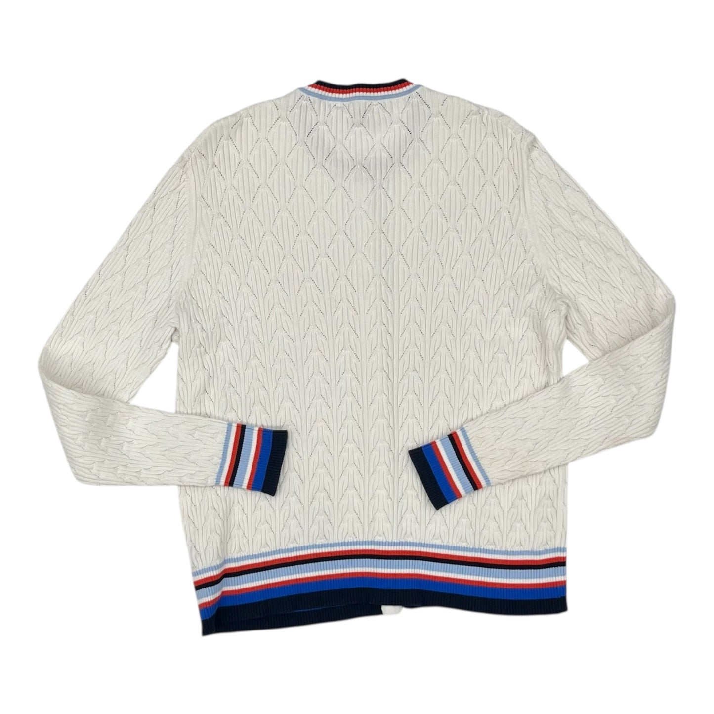 Sweater Cardigan By Brooks Brothers In Cream, Size:Xl