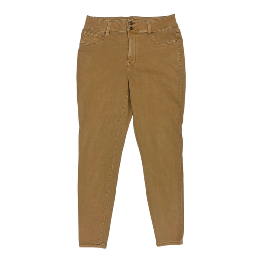 Jeans Skinny By Maurices In Brown Denim, Size:L