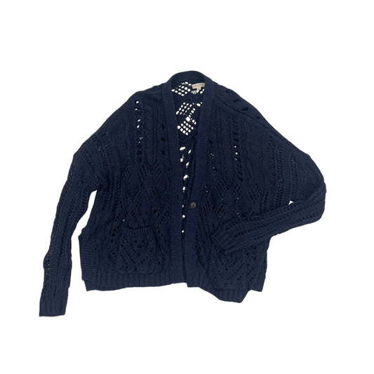 Sweater Cardigan By Pilcro In Blue, Size:S