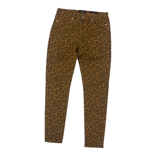 Jeans Skinny By Banana Republic In Animal Print, Size:8L