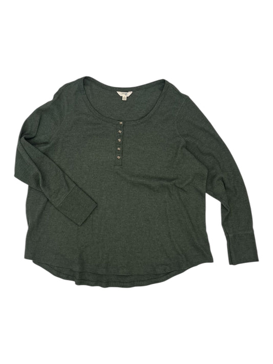 Top Ls Basic By Terra & Sky In Green, Size:2X