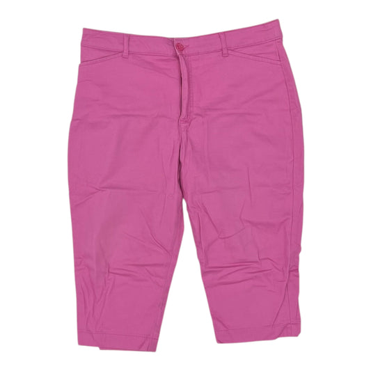 Pants Cropped By St Johns Bay In Pink, Size:16