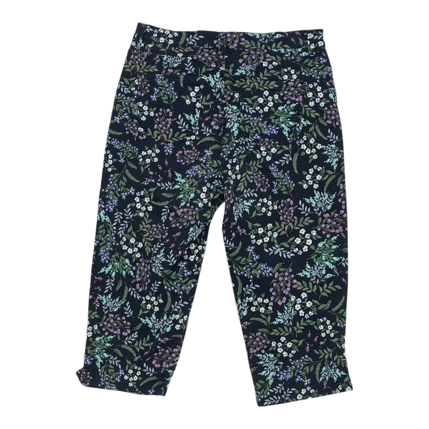 Pants Cropped By Gloria Vanderbilt In Navy, Size:12