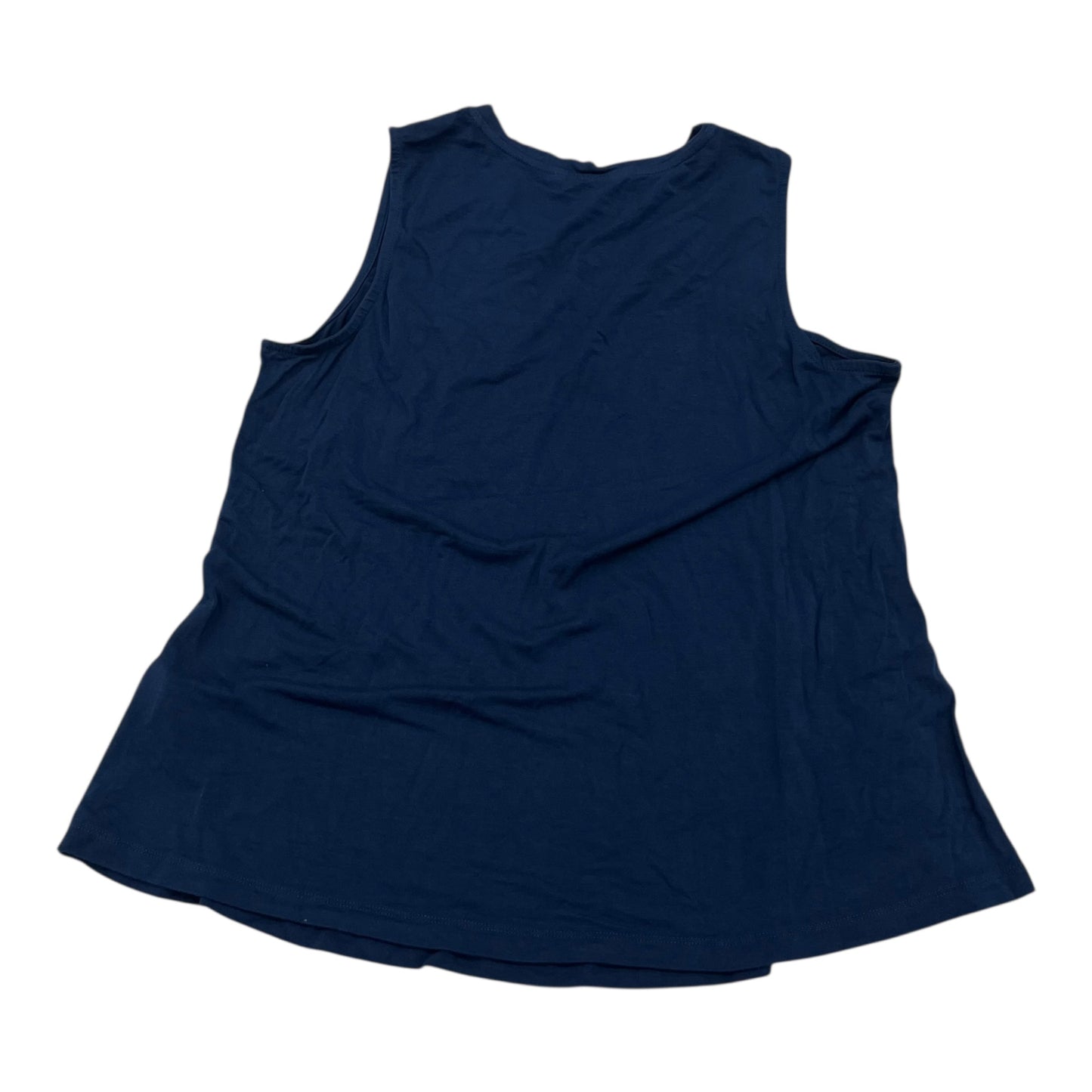Top Sleeveless By Liverpool In Navy, Size:S