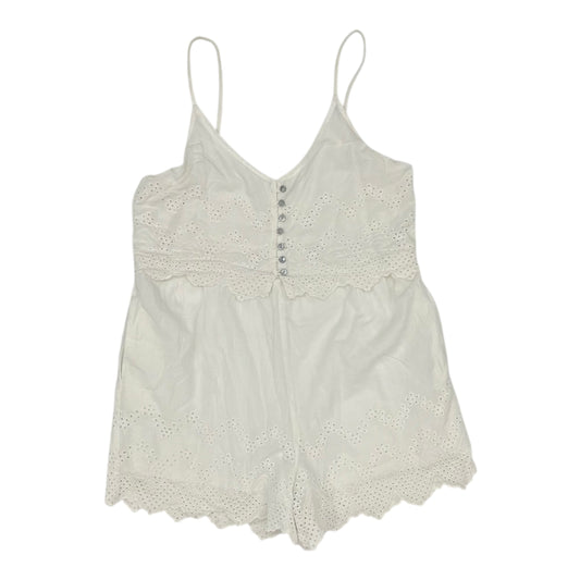 Romper By Fashion On Earth In White, Size:M