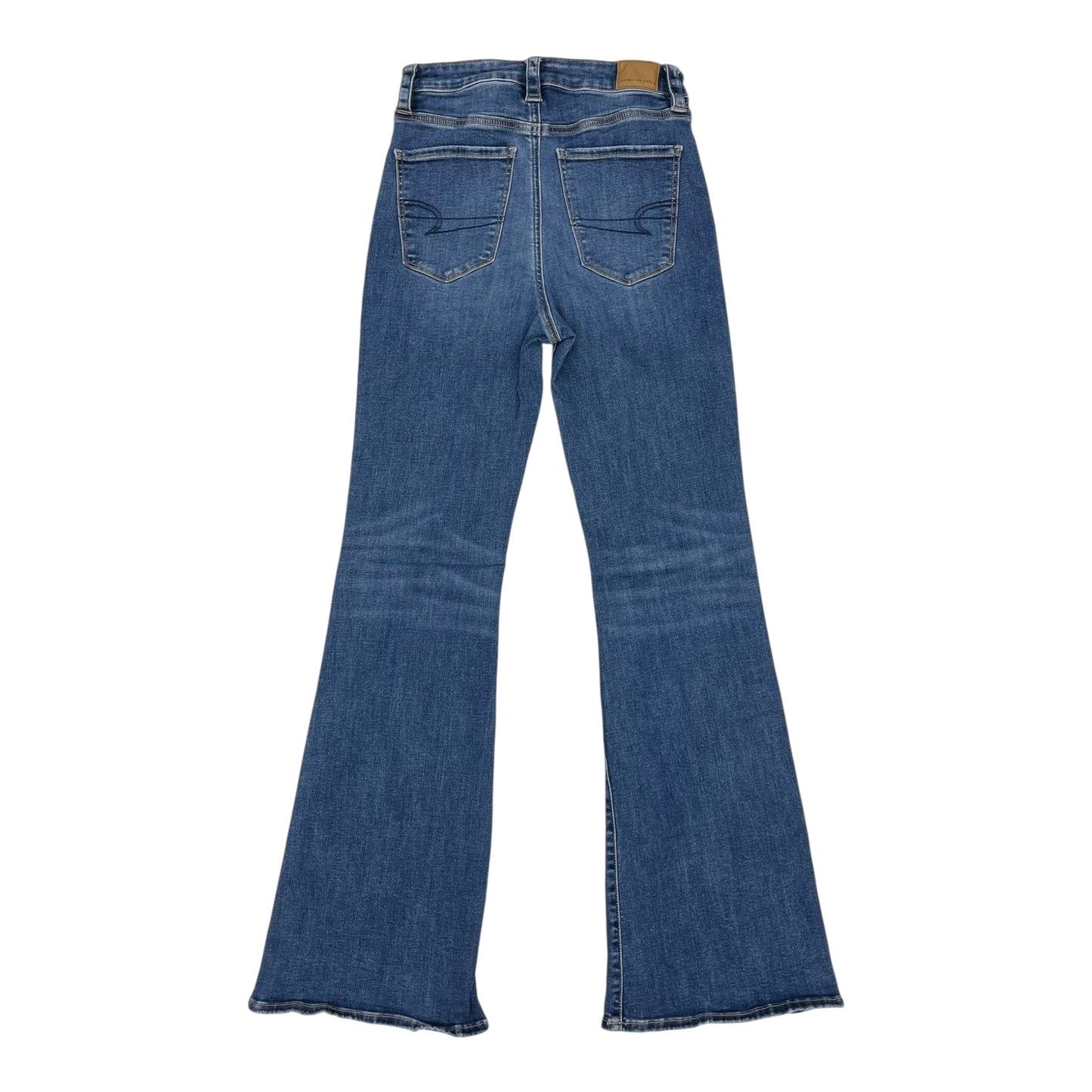 Jeans Flared By American Eagle In Blue Denim, Size:6L