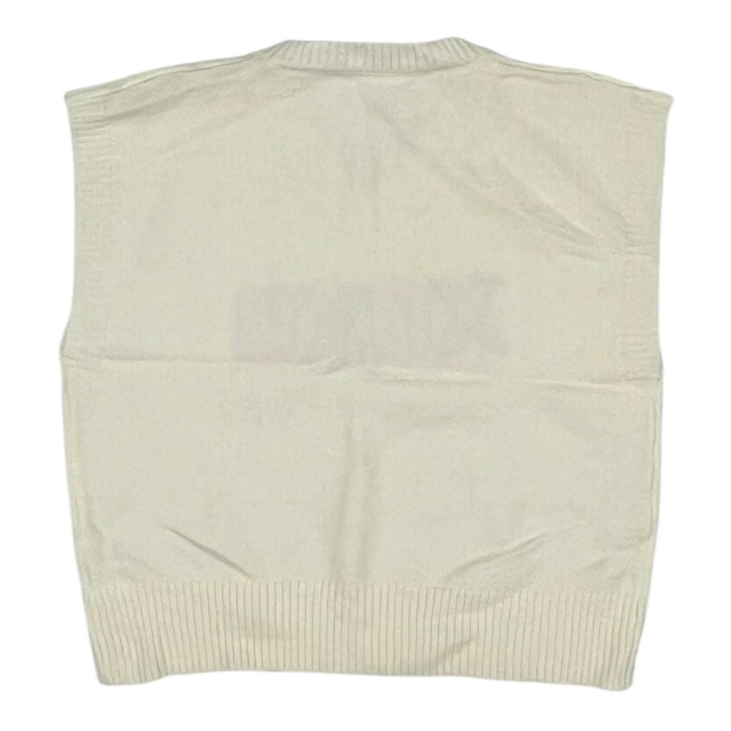 Vest Sweater By Cme In Cream, Size:L