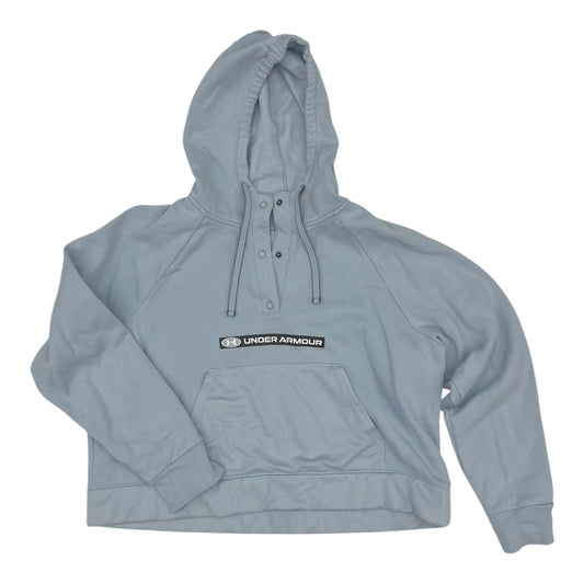 Athletic Sweatshirt Hoodie By Under Armour In Blue, Size:Xl
