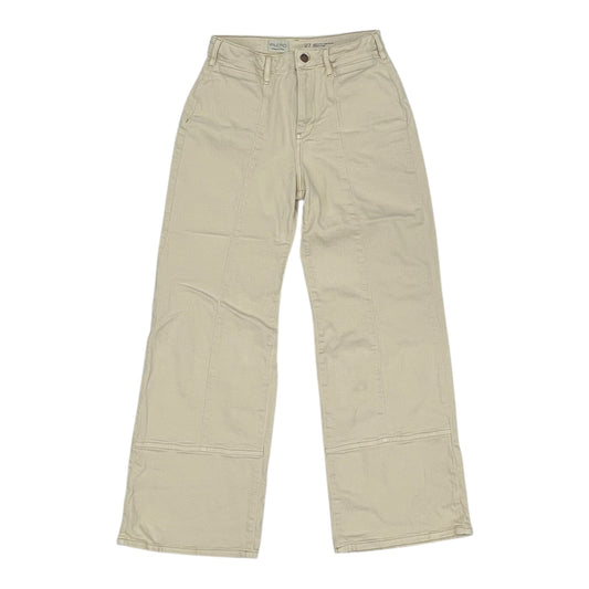 Jeans Wide Leg By Pilcro In Cream, Size:4