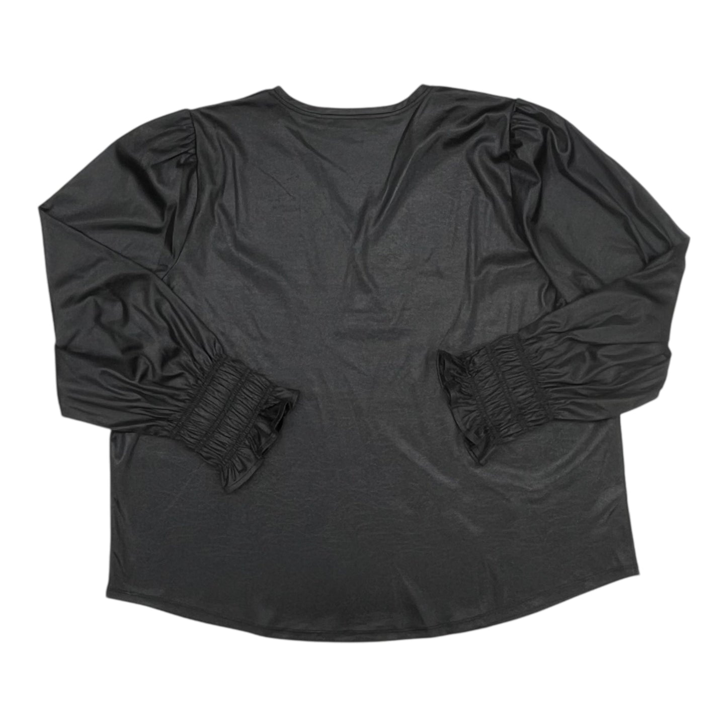 Blouse Ls By Chicos In Black, Size:Xxl