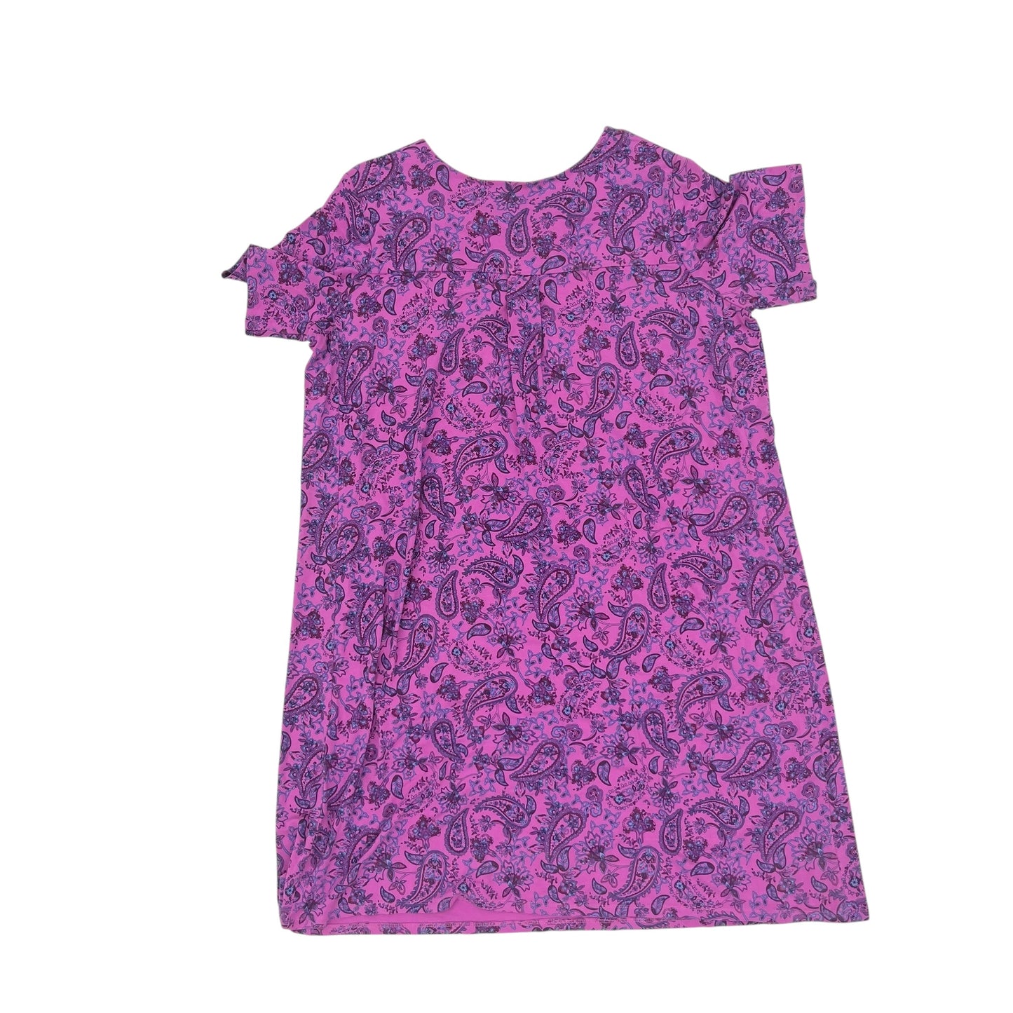 Dress Casual Midi By J. Jill In Purple, Size:Xlp