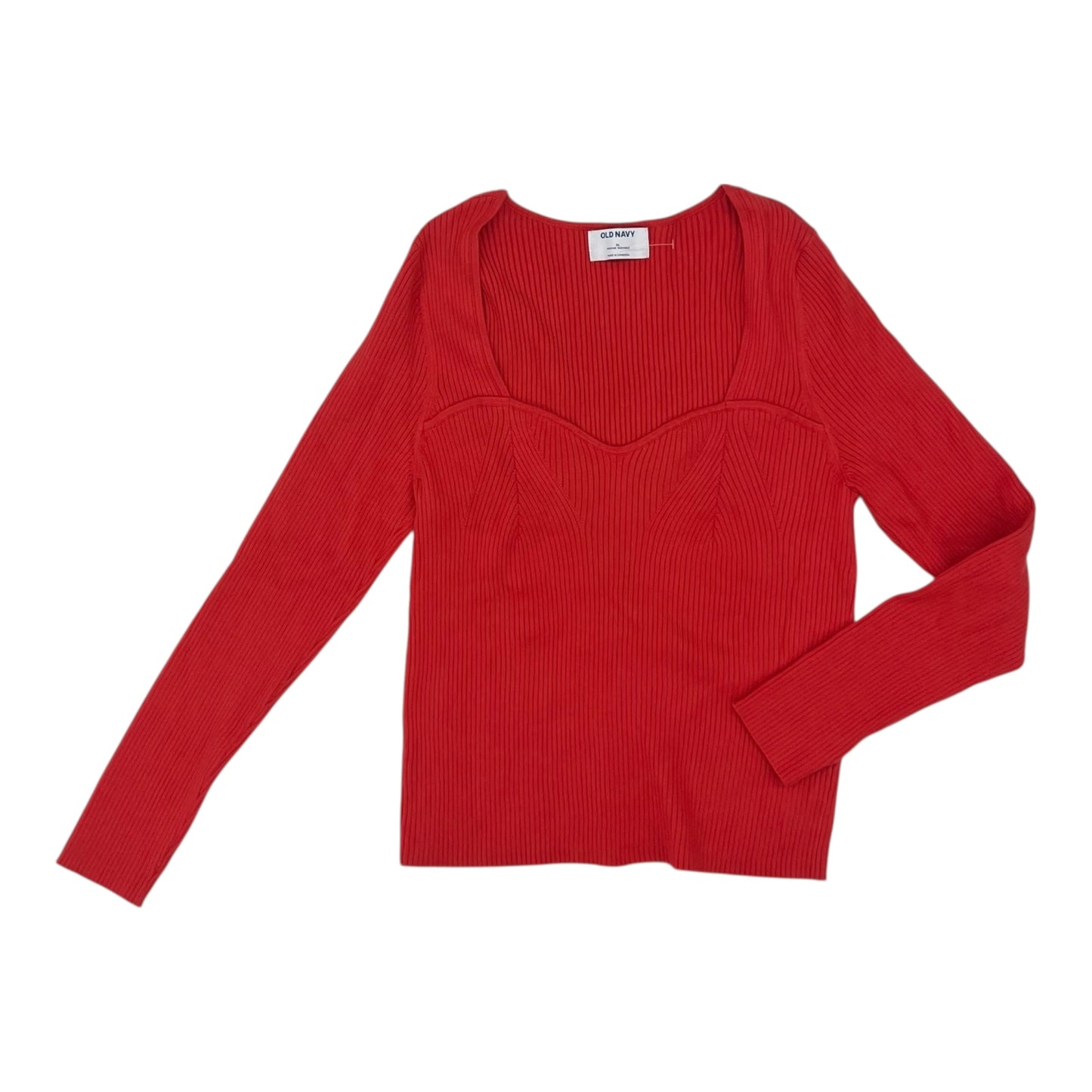 Sweater By Old Navy In Red, Size:Xl