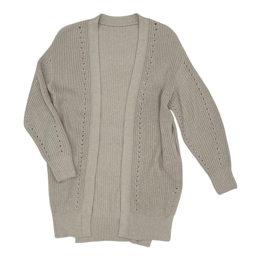 Sweater Cardigan By Clothes Mentor In Tan, Size:S