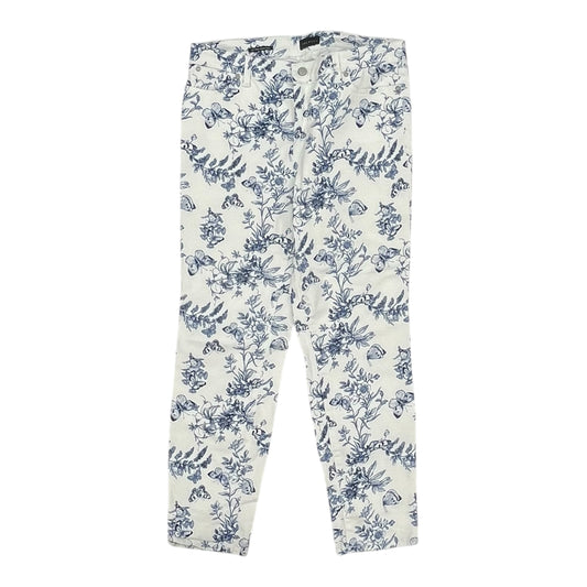 Jeans Skinny By Talbots In White Denim, Size:10