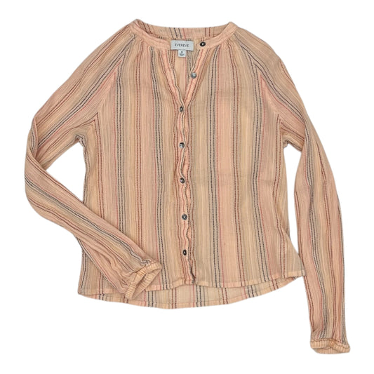 Top Ls By Evereve In Peach, Size:M