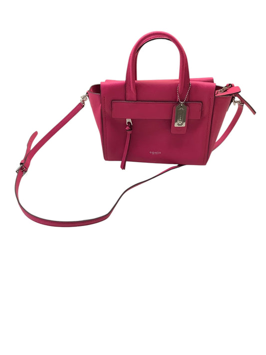 Handbag Designer By Coach In Pink, Size:Medium