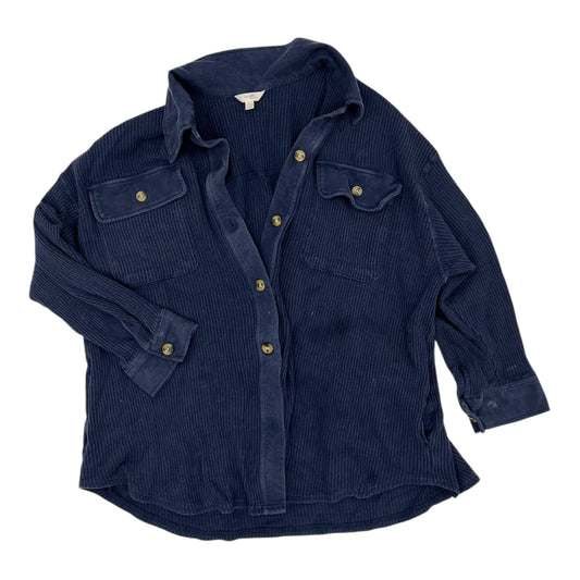 Top Ls By Terra & Sky In Navy, Size:4X