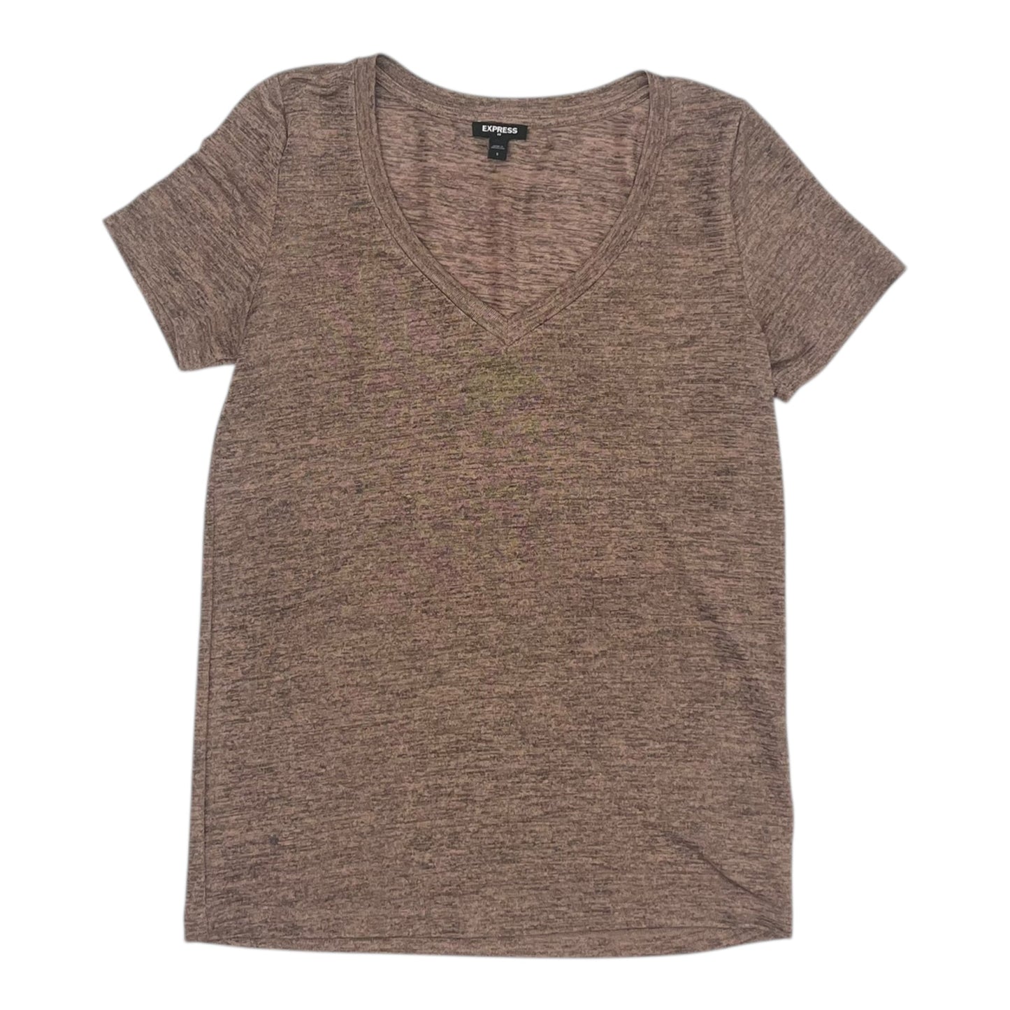 Top Ss By Express In Tan, Size:S