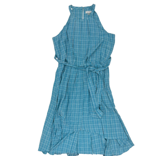Dress Casual Midi By Calvin Klein In Blue, Size:14