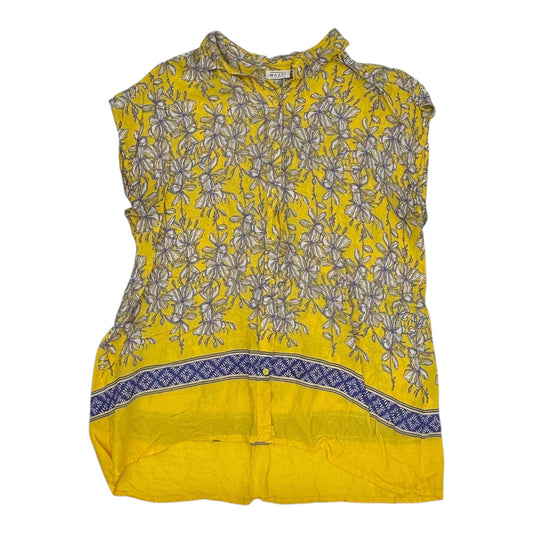 Tunic Ss By Clothes Mentor In Yellow, Size:Xl
