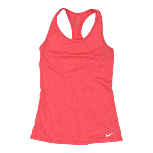 Athletic Tank Top By Nike In Orange, Size:Xs