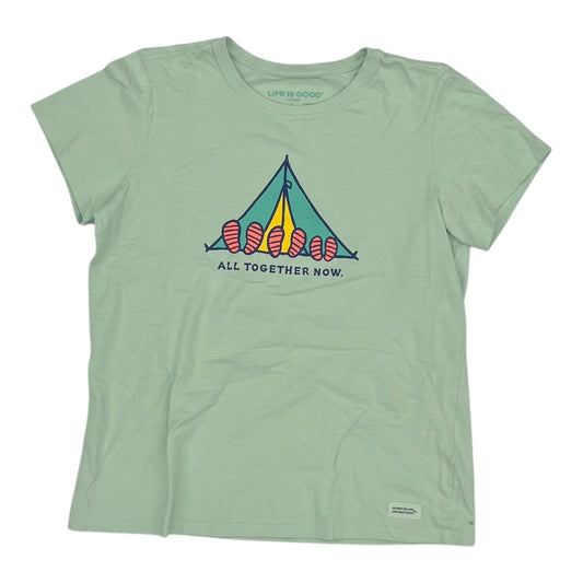 Top Ss By Life Is Good In Green, Size:L