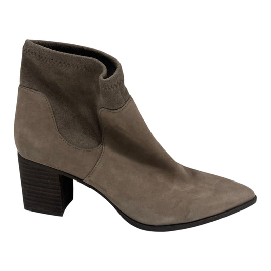 Boots Ankle Heels By Sole Society In Taupe, Size:9