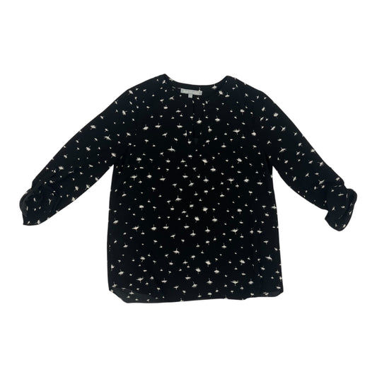BLOUSE 3/4 SLEEVE by DANIEL RAINN in BLACK & WHITE, Size:S