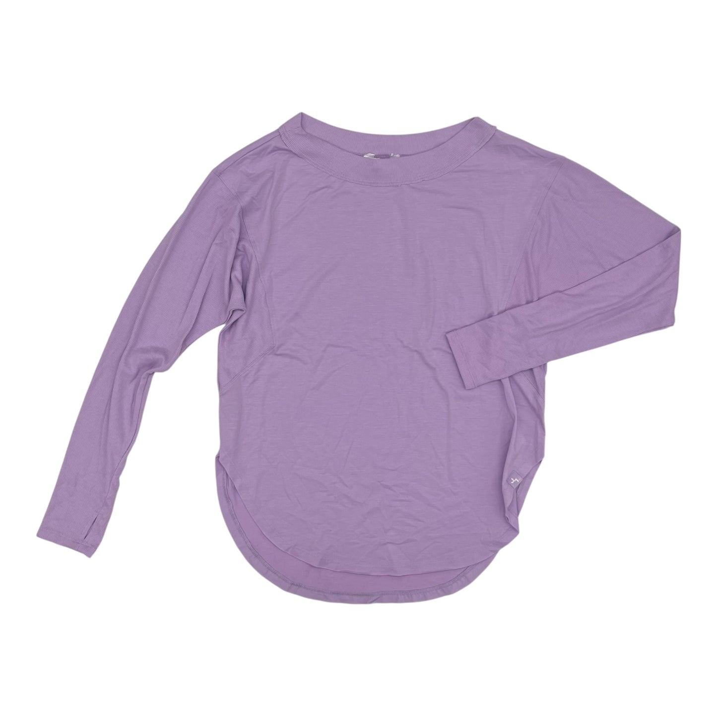 Athletic Top Ls Crewneck By Joy Lab In Purple, Size:S