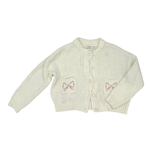 Sweater Cardigan By Lush In Cream, Size:Xl