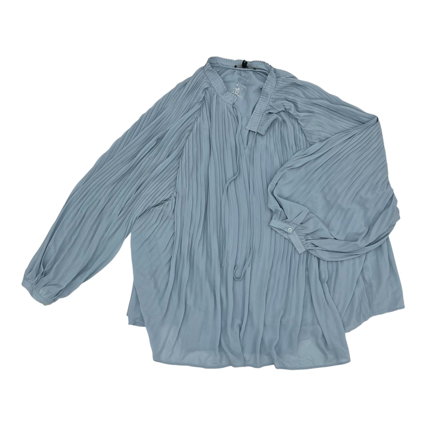 Blouse Ls By Ellos In Blue, Size:6