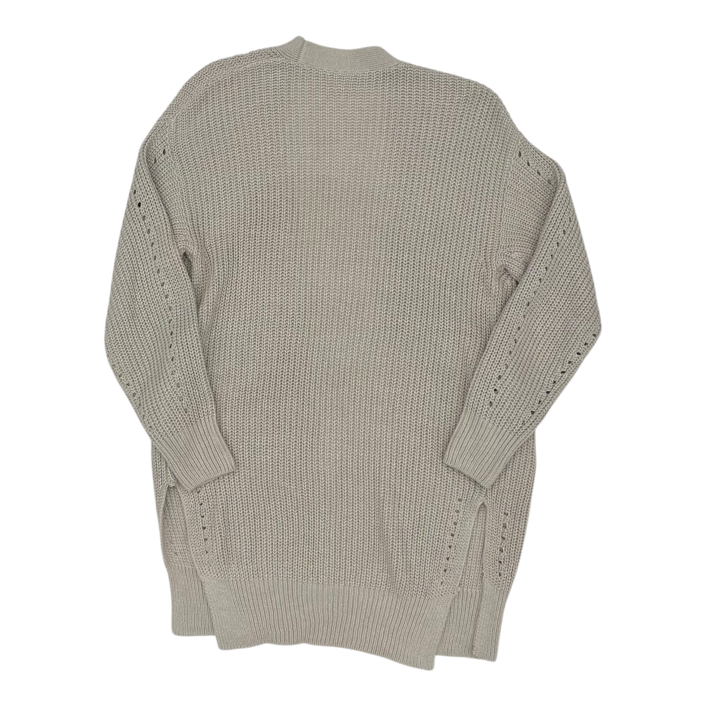 Sweater Cardigan By Clothes Mentor In Tan, Size:S